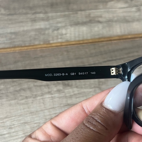 Versace Plastic Frame in Black VE3263 - Picture 4 of 5